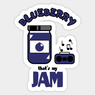 Blueberry That’s My Jam Cute Kawaii Sticker